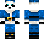 blue panda santa