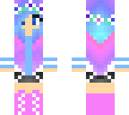 blue tie dye girl