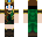brunette girl loki