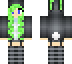 bunny girl- green