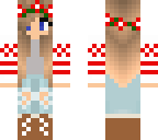 christmas flower band girl