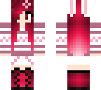 cute red bunny girl