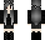 goth girl grey hair