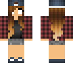 herobrine skater girl