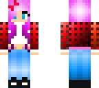 pink hair farm girl