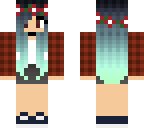 plaid blue hair girl