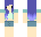 purple haired blogger