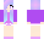 purple pastel girl