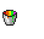 rainbow buket