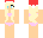santa bikini girl
