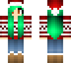 christmas girl with brown eyes and steve