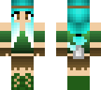 forest deer girl