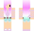 headphones pink shorts girl