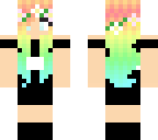 rainbow hair maid