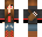 red arrow girl