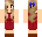 red dress