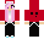 the pink slime winter girl