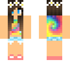 tie die girl edit