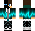 blue lighting enderman