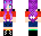 cat girl with braid