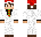 christmas white suit