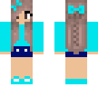 cute blue girl