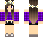 cute purple teen girl