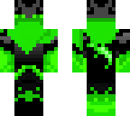 enderman with green scarf