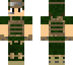 green camo soldier