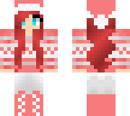 pink christmas girl