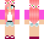 pink hair girl