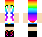 rainbow girl
