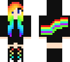 rainbow girl