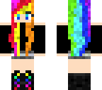 rainbow hot chick