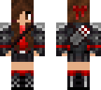 steeil's red warrior archer removable skin