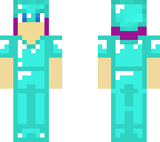 ugly girl with diamond armour