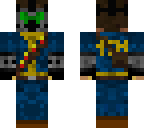 vault suit with gas mask