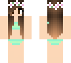 bikini girl mint