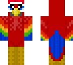 bird with santa hat