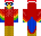 bird with santa hat