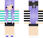 black blue chibi
