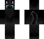 black cat with blue eyes