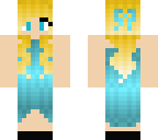 blue dress