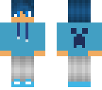 blue human