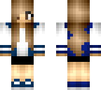 blue varsity jacket girl