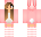 brown eyed pink bunny