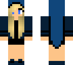 dark blue hoodie girl