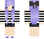 edit of cute girl with stripe shirt