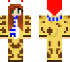 festive giraffe girl