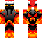 fire enderman cristmas